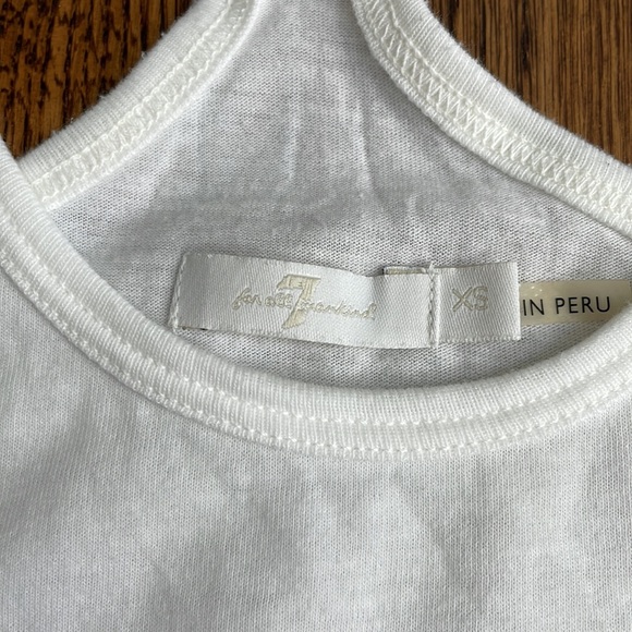 7 For All Mankind Racerback Tank - Picture 5 of 6
